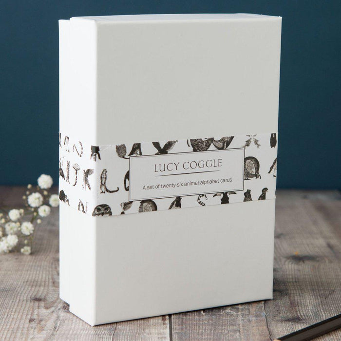Complete set of A to Z Animal Alphabet Cards-Lucy Coggle
