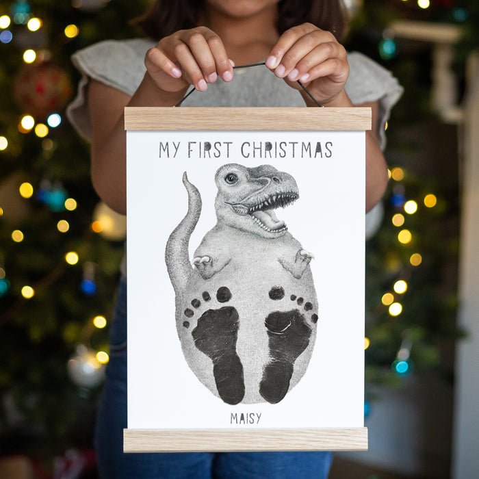 My First Christmas Personalised Baby Footprint Kit