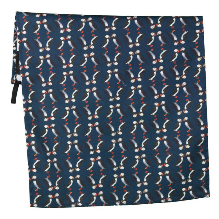 Pair of Puffins Tea Towel-Lucy Coggle