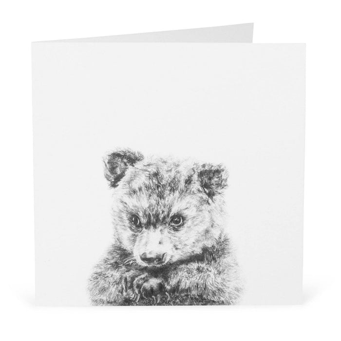 Peeping Bear Card-Lucy Coggle