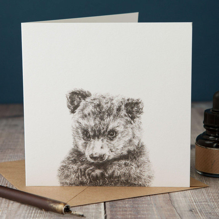 Peeping Bear Card-Lucy Coggle