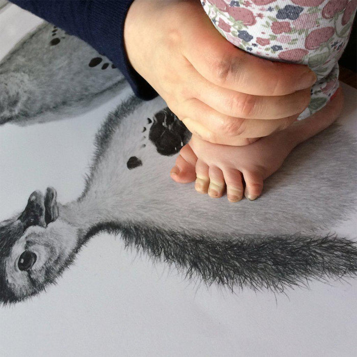 Personalised Baby Duck Footprint Kit-Lucy Coggle