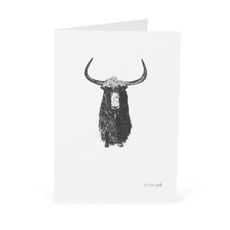 Y is for Yak Card-Lucy Coggle