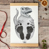 Lucy Coggle Dinosaur baby footprint kit