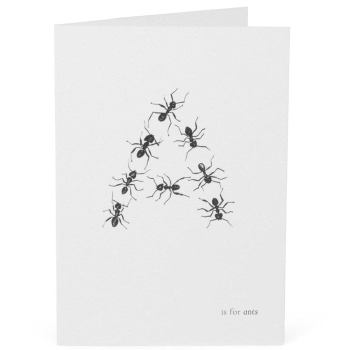 A is for Ants Card-Lucy Coggle