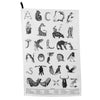 Animal Alphabet Tea Towel-Lucy Coggle