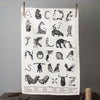 Animal Alphabet Tea Towel-Lucy Coggle