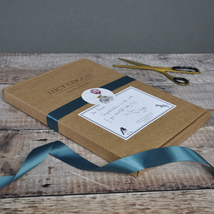 Personalised Border Terrier Paw Print Keepsake Kit