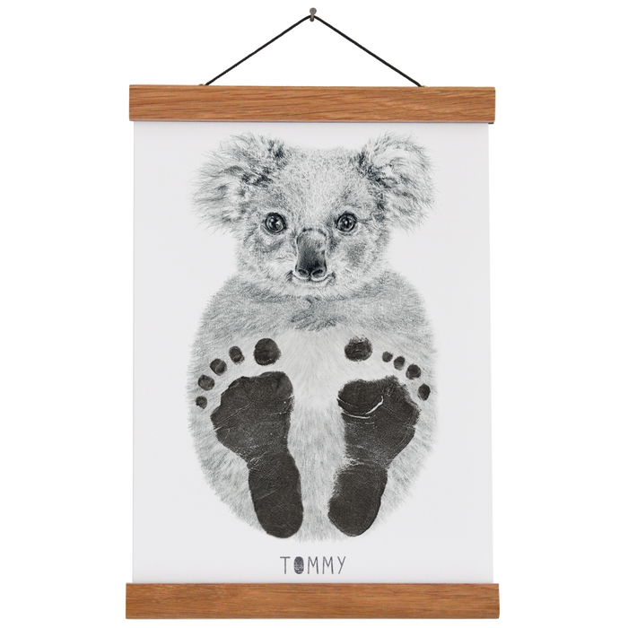 Personalised Baby Koala Footprint Kit