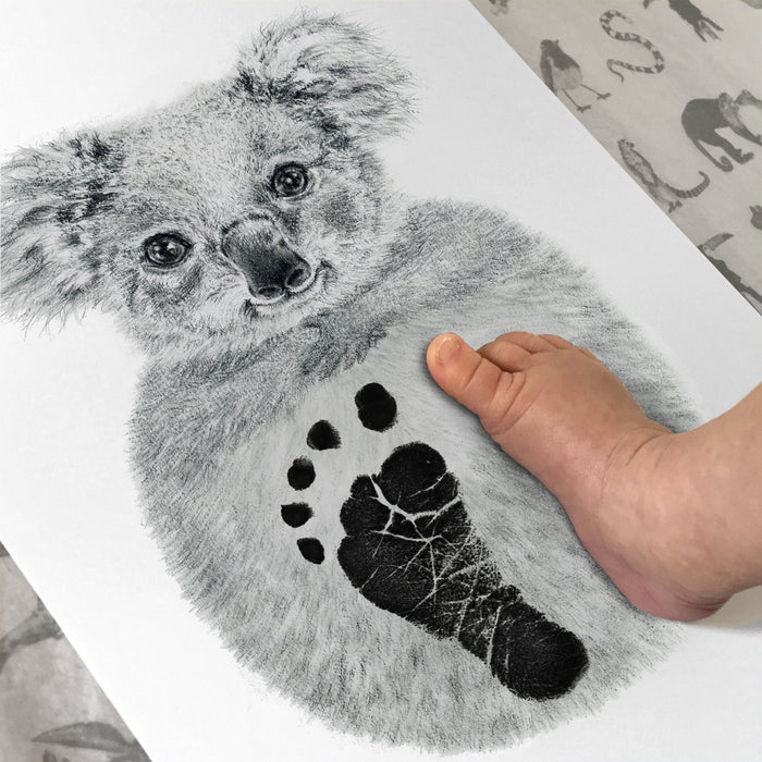 Personalised Baby Koala Footprint Kit