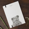 Bear Round Cornered Notebook-Lucy Coggle