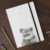 Bear Round Cornered Notebook-Lucy Coggle