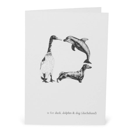 D is for Duck Card-Lucy Coggle