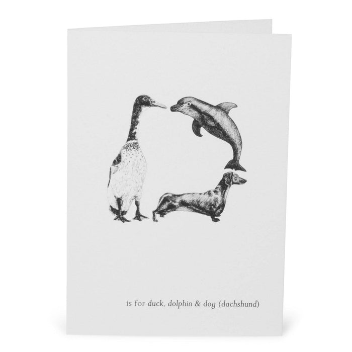 D is for Duck Card-Lucy Coggle