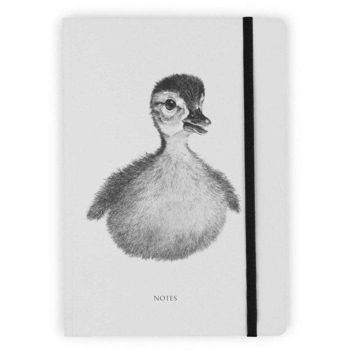Duck Round Cornered Notebook-Lucy Coggle