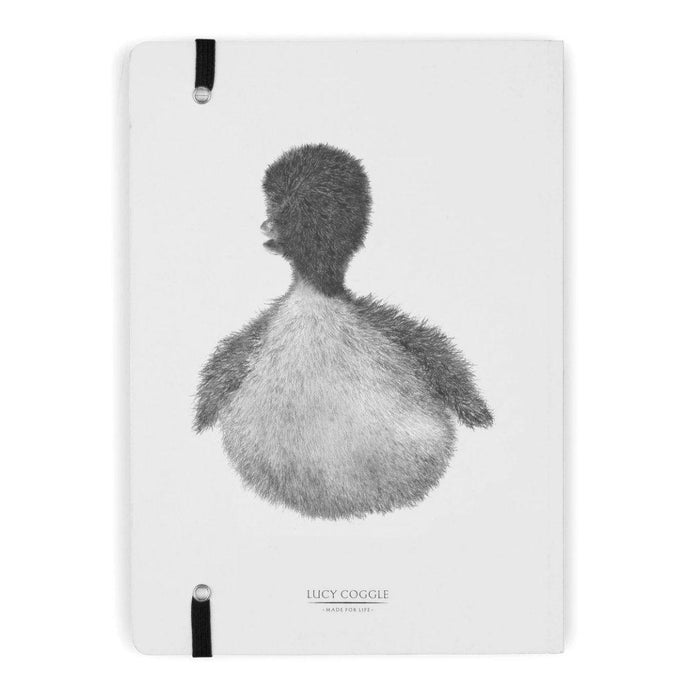 Duck Round Cornered Notebook-Lucy Coggle