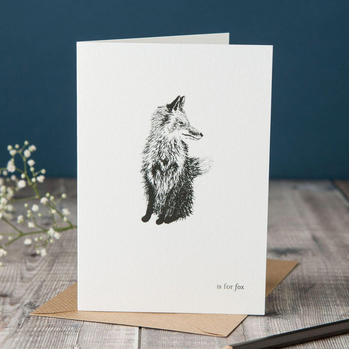 F is for Fox Card-Lucy Coggle