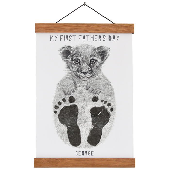 My First Father's Day Baby Footprint Kit