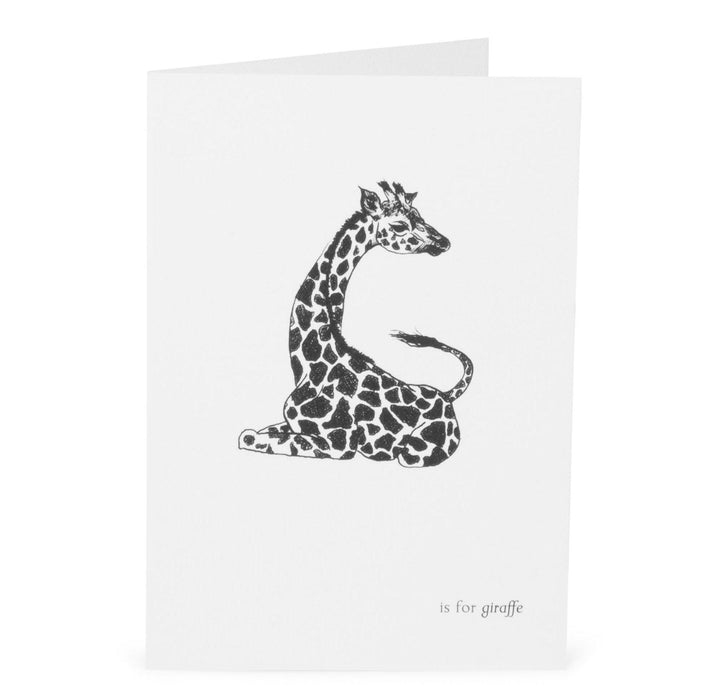 G is for Giraffe Card-Lucy Coggle