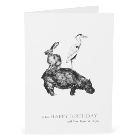 H is for Happy Birthday Card-Lucy Coggle