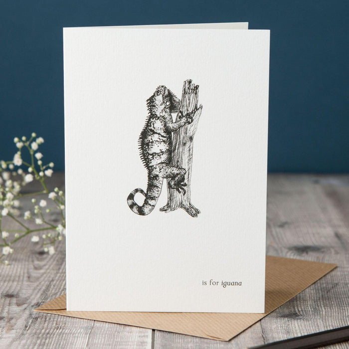 I is for Iguana Card-Lucy Coggle