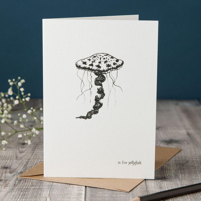 J is for Jellyfish Card-Lucy Coggle