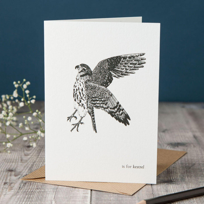 K is for Kestrel Card-Lucy Coggle