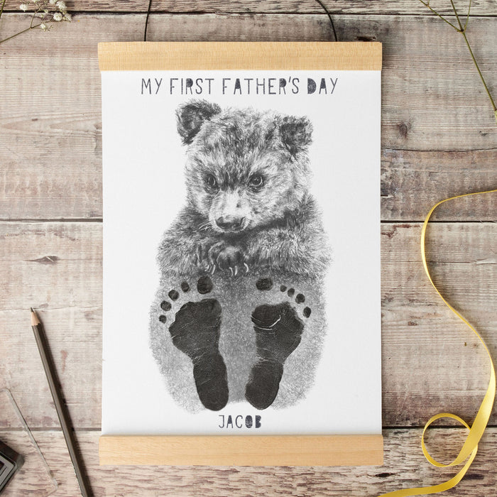 My First Father's Day Baby Footprint Kit