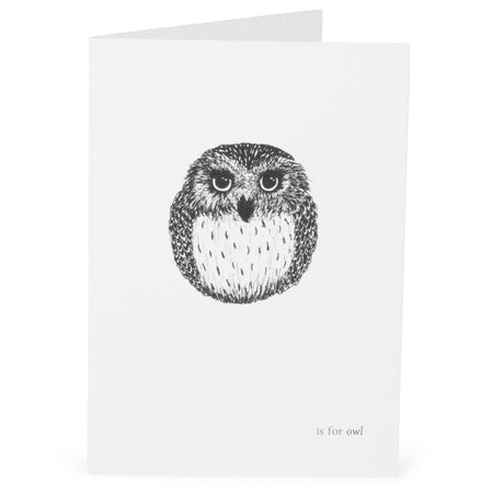 O is for Owl Card-Lucy Coggle