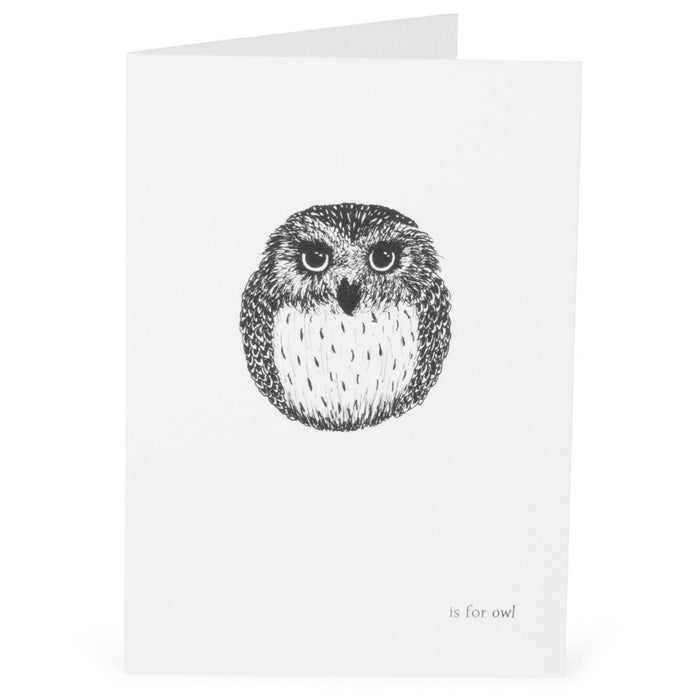 O is for Owl Card-Lucy Coggle