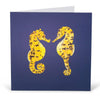 Pair of Seahorses Card-Lucy Coggle