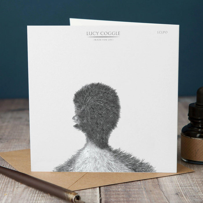 Peeping Duck Card-Lucy Coggle