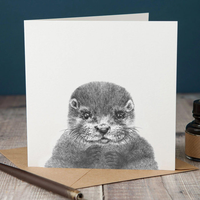 Peeping Otter Card-Lucy Coggle