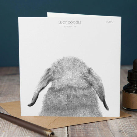 Peeping Rabbit Card-Lucy Coggle