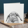 Peeping Rabbit Card-Lucy Coggle