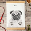 Personalised Dog Paw Print Picture Kit-Lucy Coggle