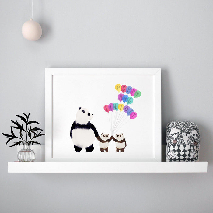 Personalised Family Of Bears Print-Lucy Coggle