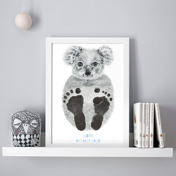 Personalised Baby Koala Footprint Kit