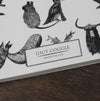 Round Cornered Animal Alphabet Notebook-Lucy Coggle