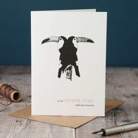 T is for Thank You Card-Lucy Coggle