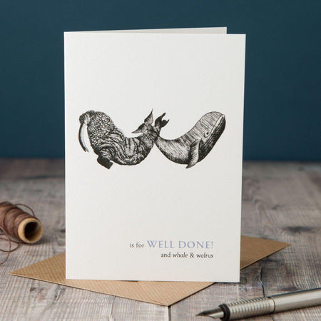 W is for Well Done! Card-Lucy Coggle