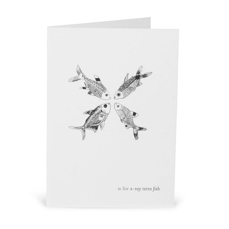 X is for X Ray Tetra Card-Lucy Coggle